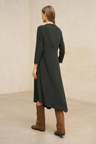 Quelmira khaki dress