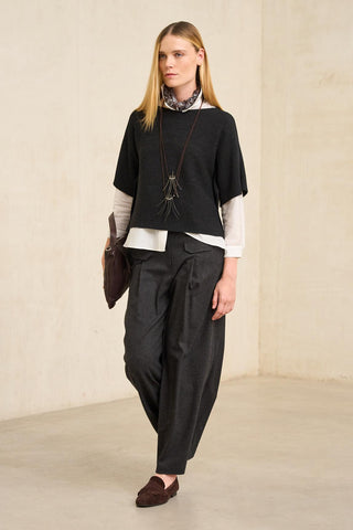 Lendo melange charcoal gray pants