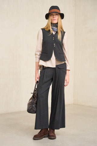 Lendo melange charcoal gray pants