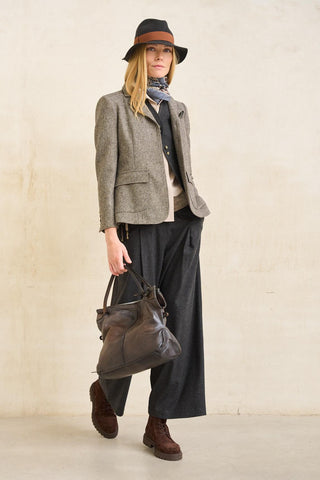 Lendo melange charcoal gray pants