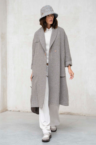 Tivoli coat in heather grey