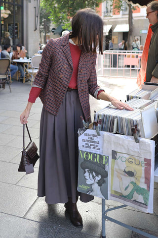 Camisola de lã Modena e caxemira cereja