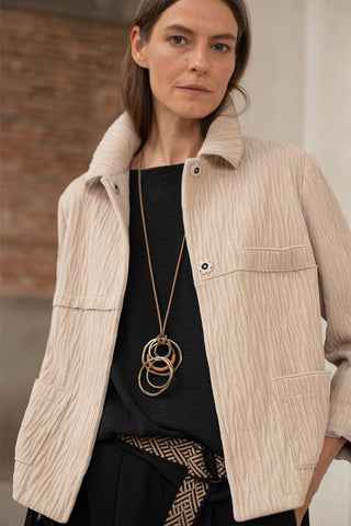 Brass Orbit Necklace